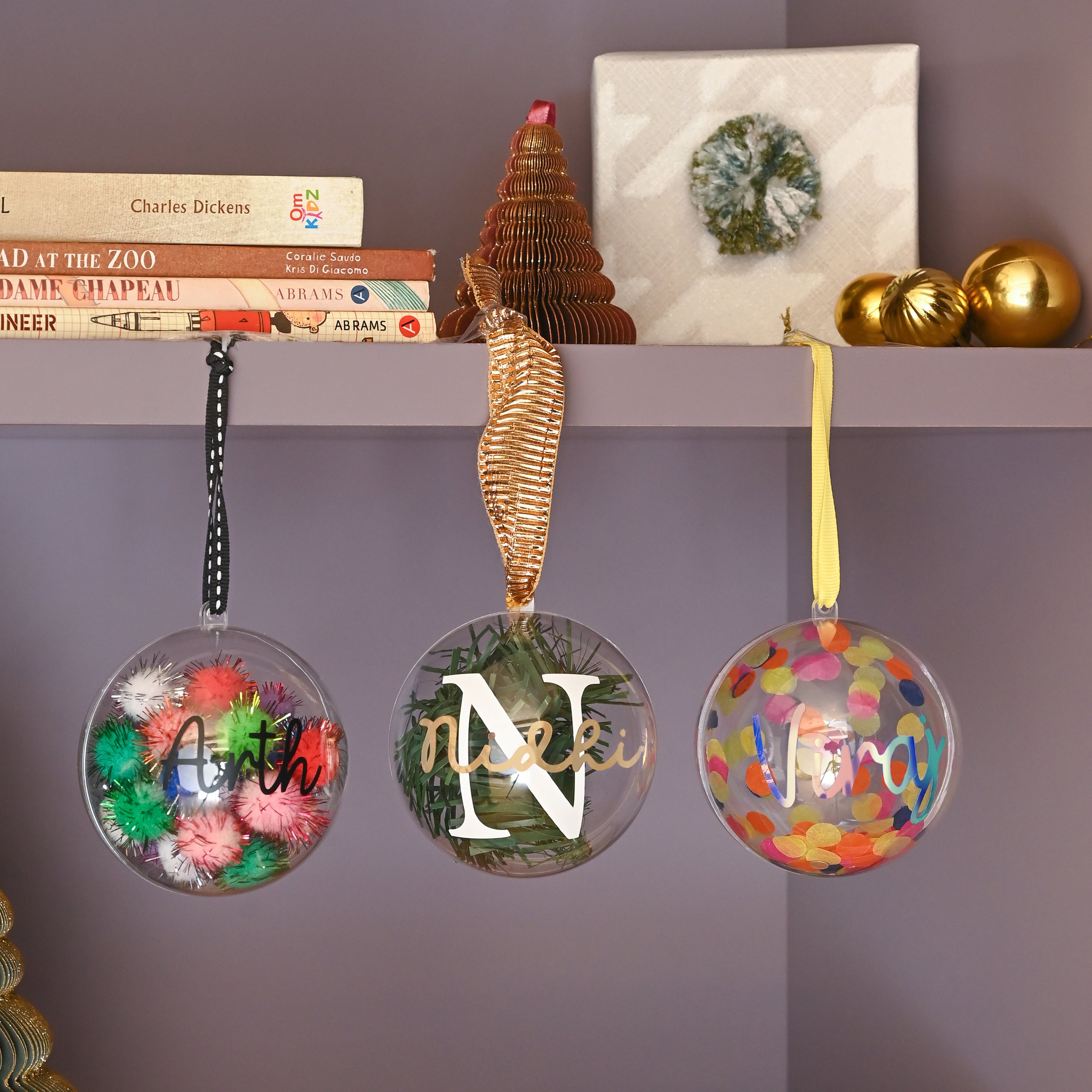 Globe Ornament |  Confetti