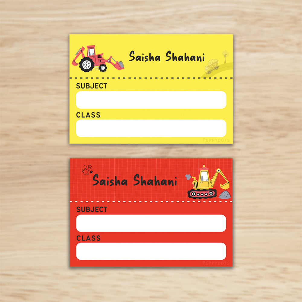 Mini SchoolBook Labels