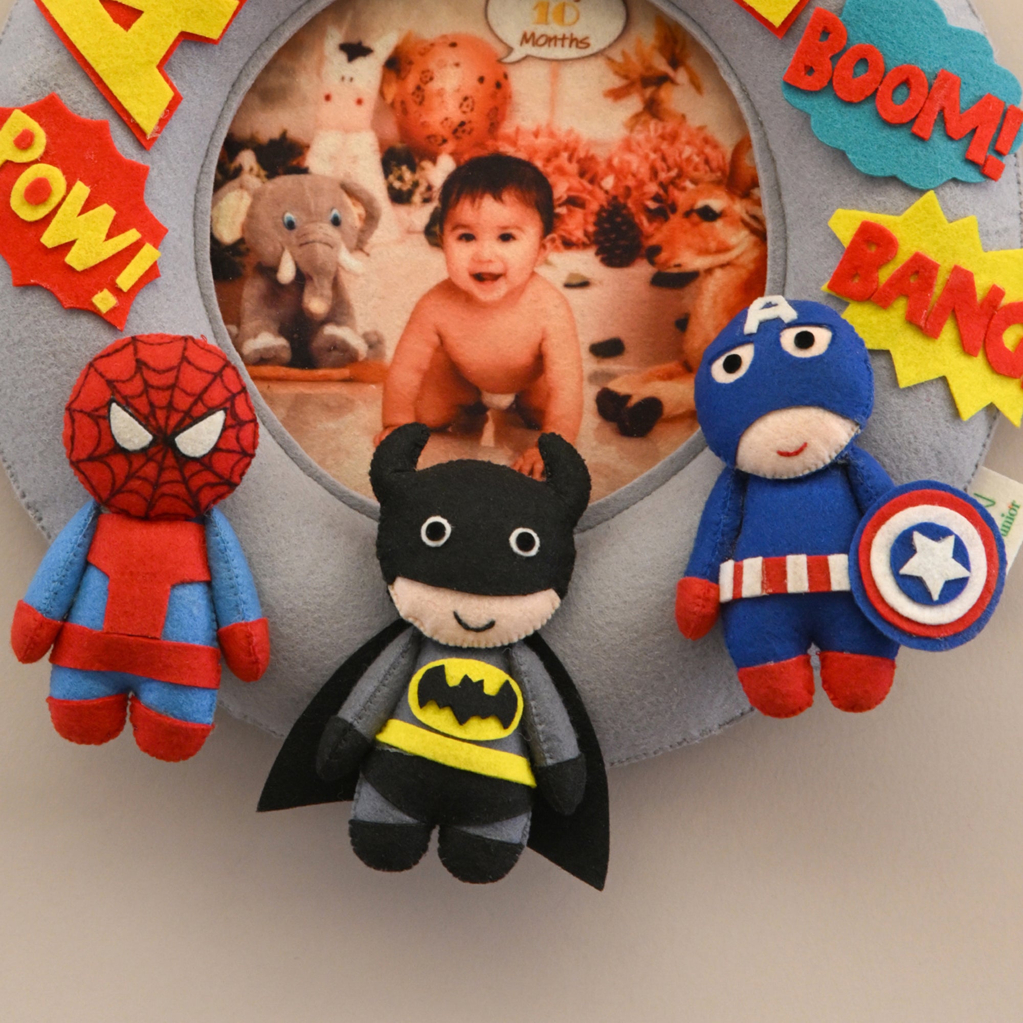 Junior Superhero Series Personalised Photo Hoop