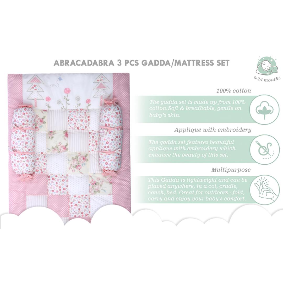 Abracadabra Gadda Set With Two Bolsters - Vintage Floral