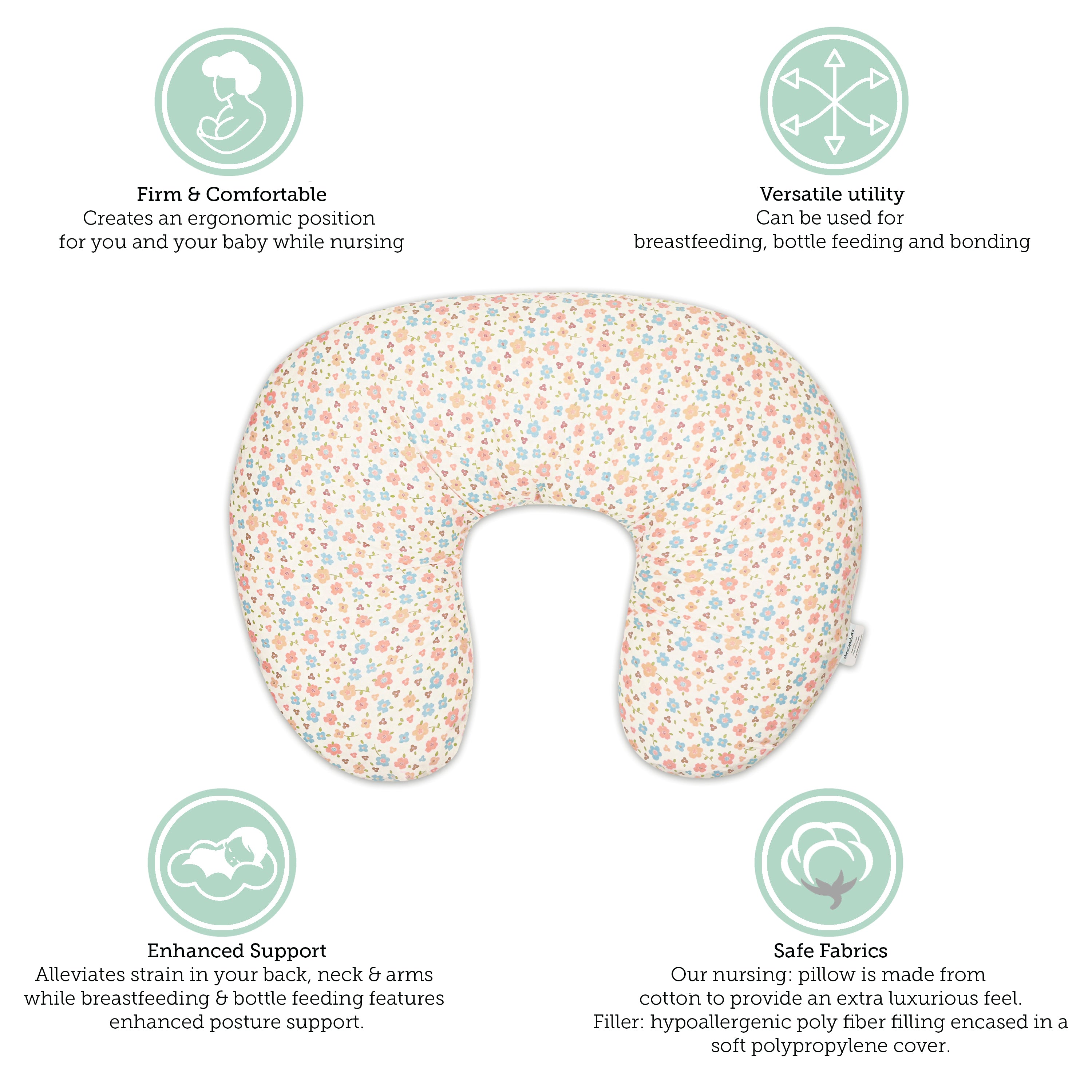 Abracadabra Nursing Pillow - Bunny Garden