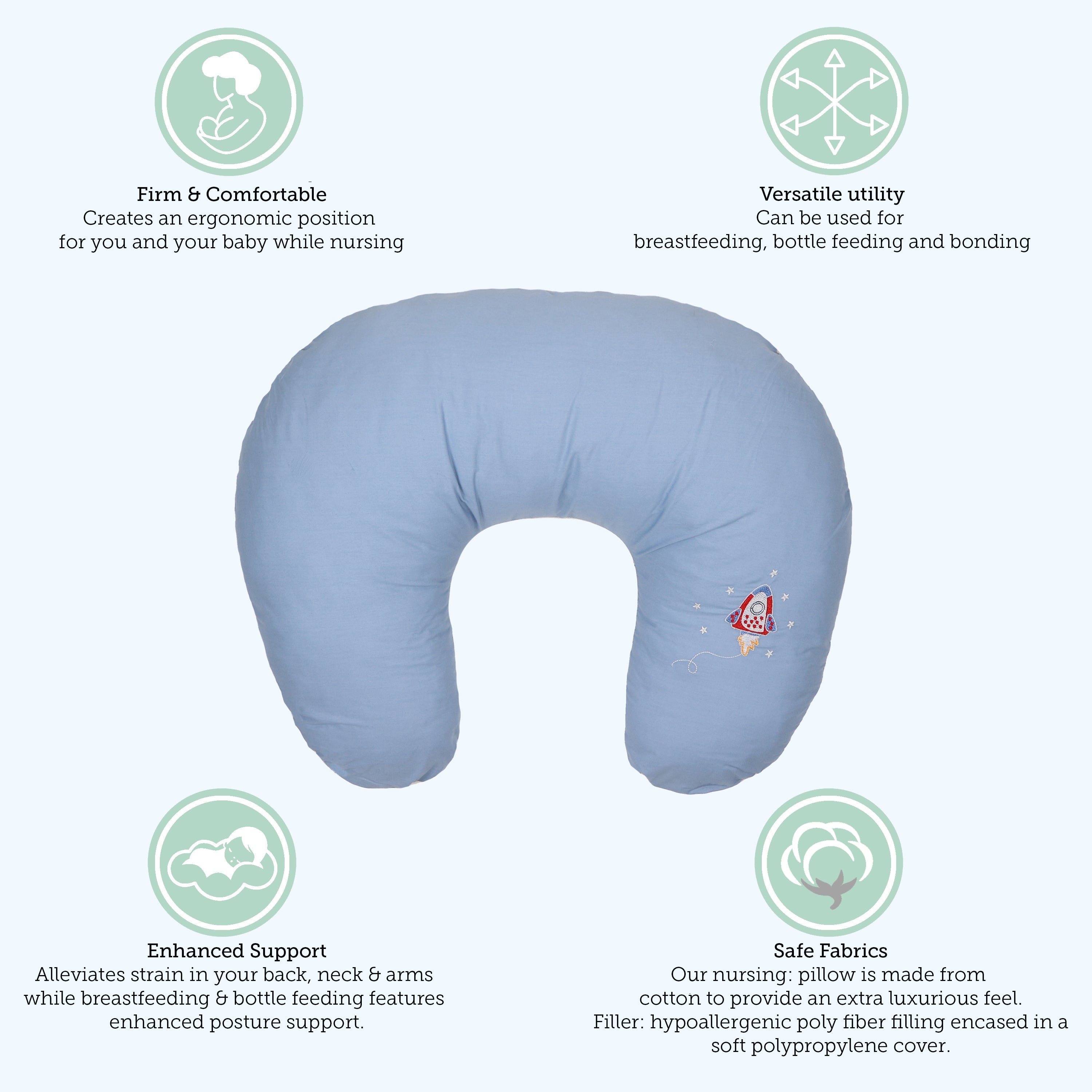 Abracadabra Nursing Pillow - Rocketman