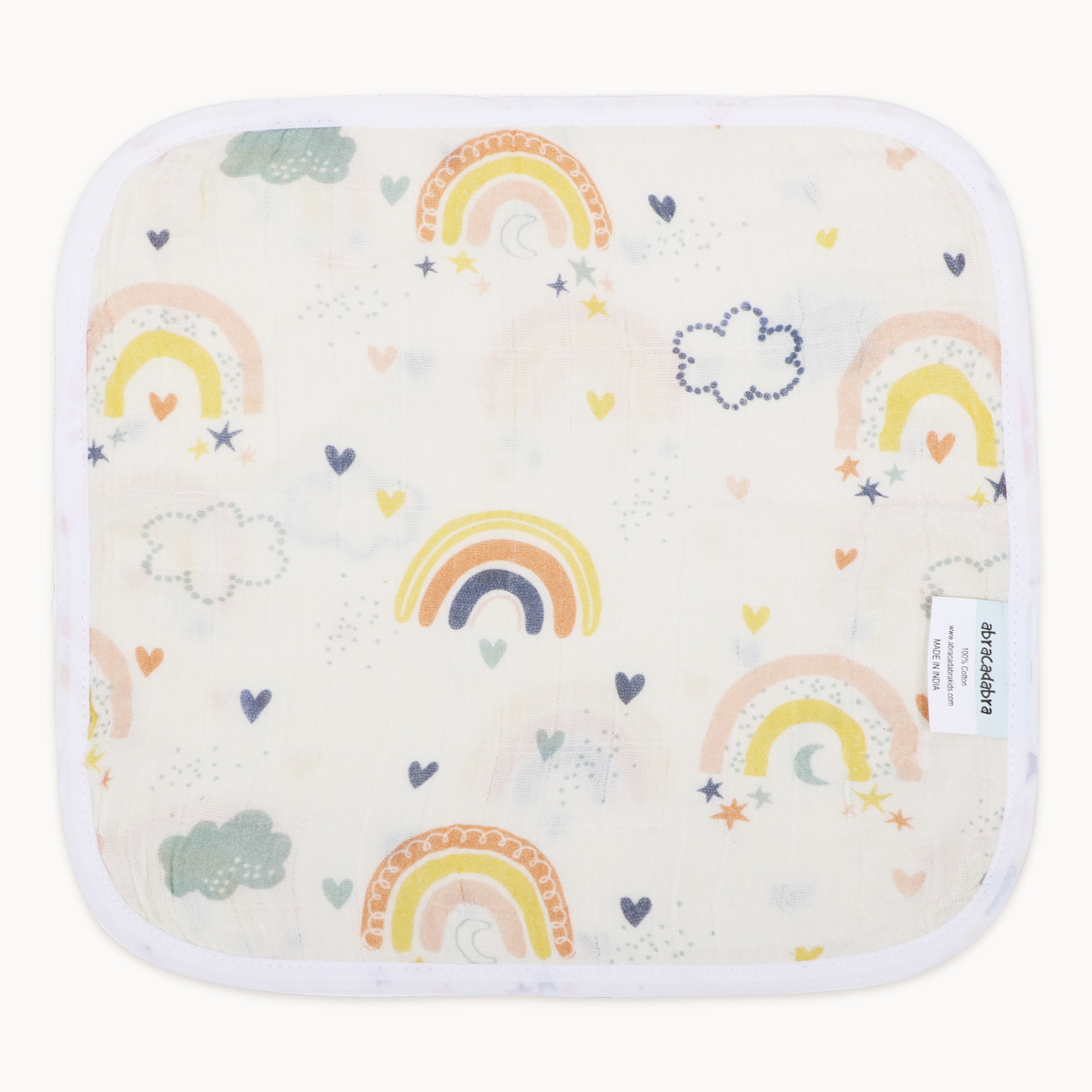 Abracadabra Muslin Wipes - Rainbow