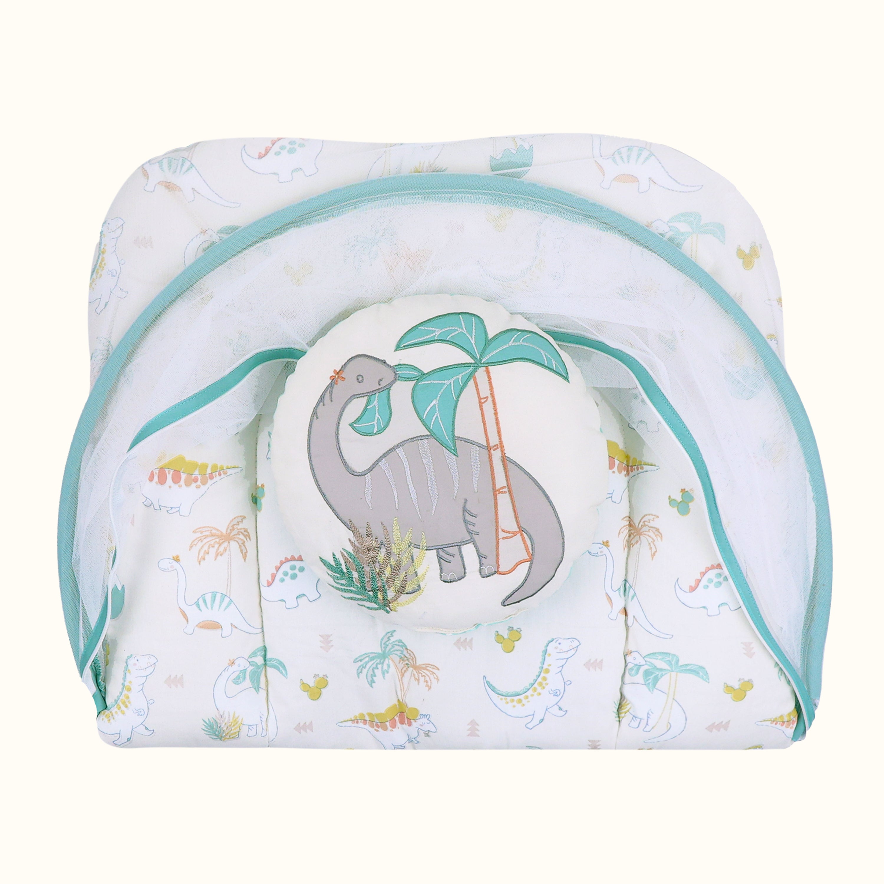 Abracadabra Gadda Set With Mosquito Net - D for Dino