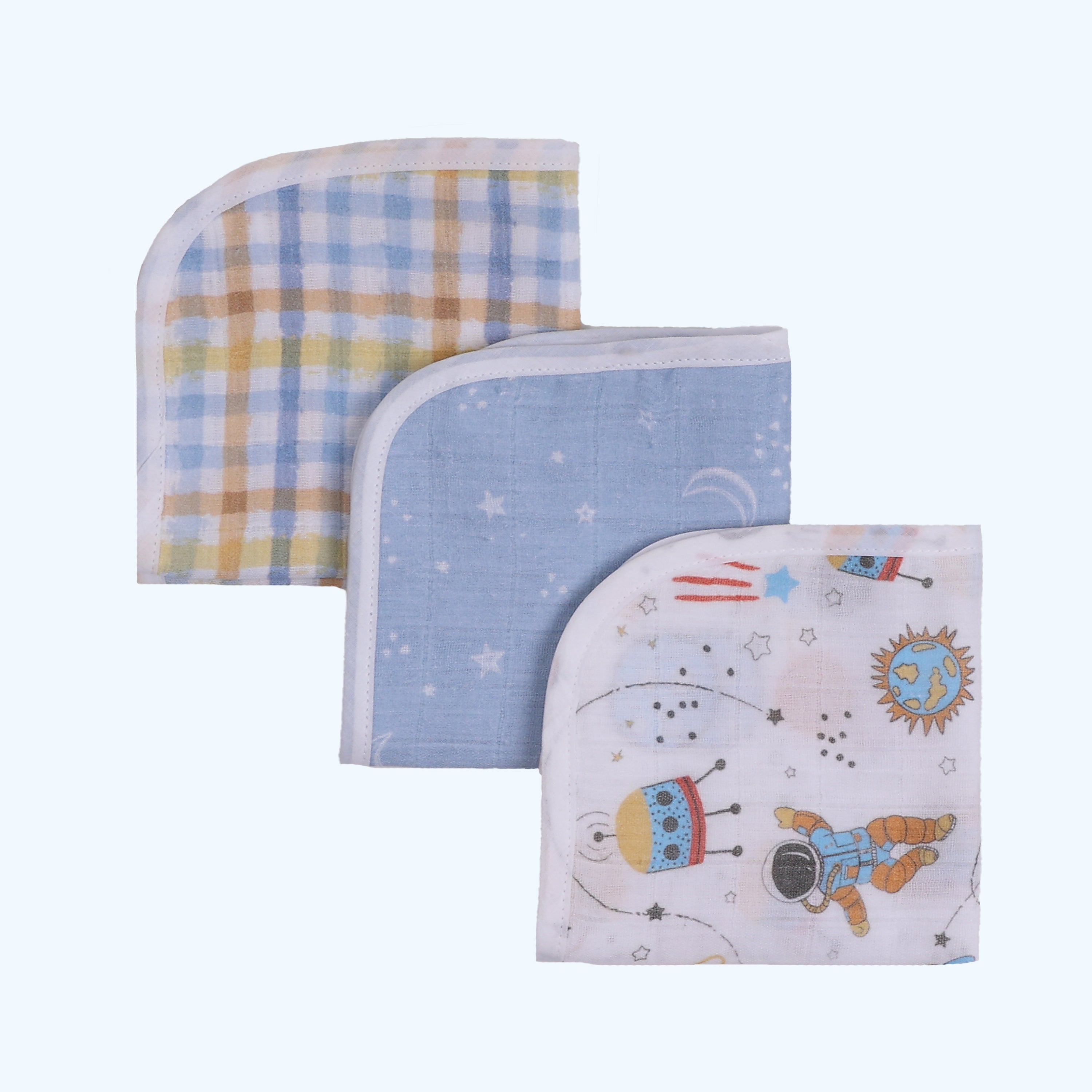 Abracadabra Muslin Wipes - Rocketman