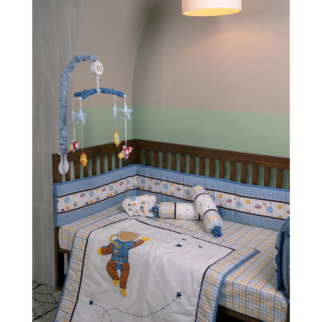 Abracadabra 6 Piece Cot Bedding Set - Rocketman