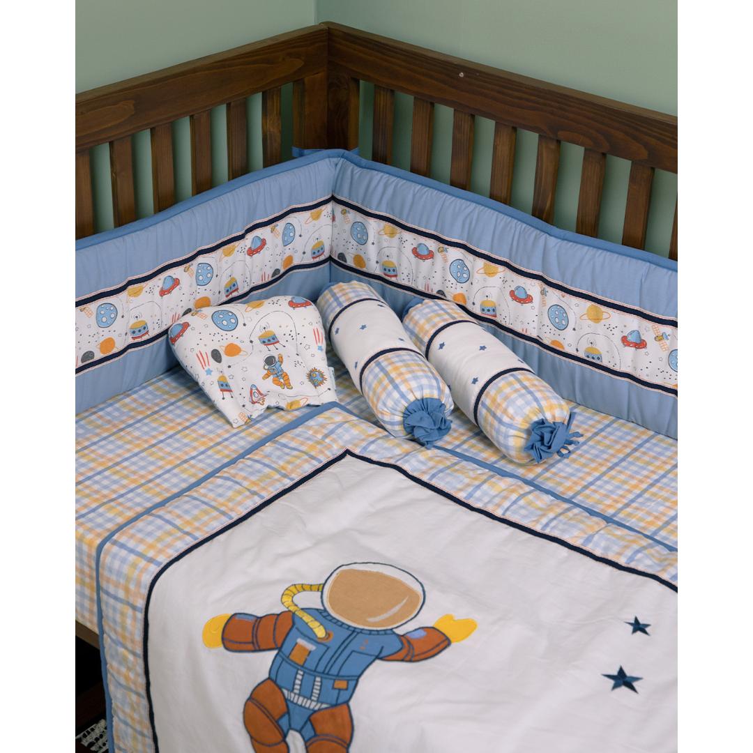 Abracadabra 6 Piece Cot Bedding Set - Rocketman