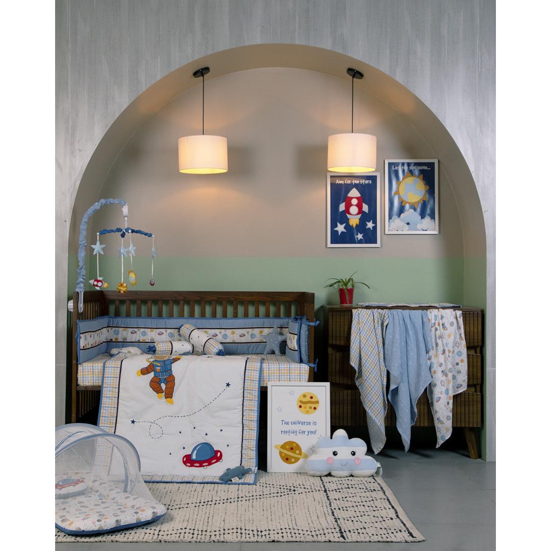 Abracadabra 6 Piece Cot Bedding Set - Rocketman