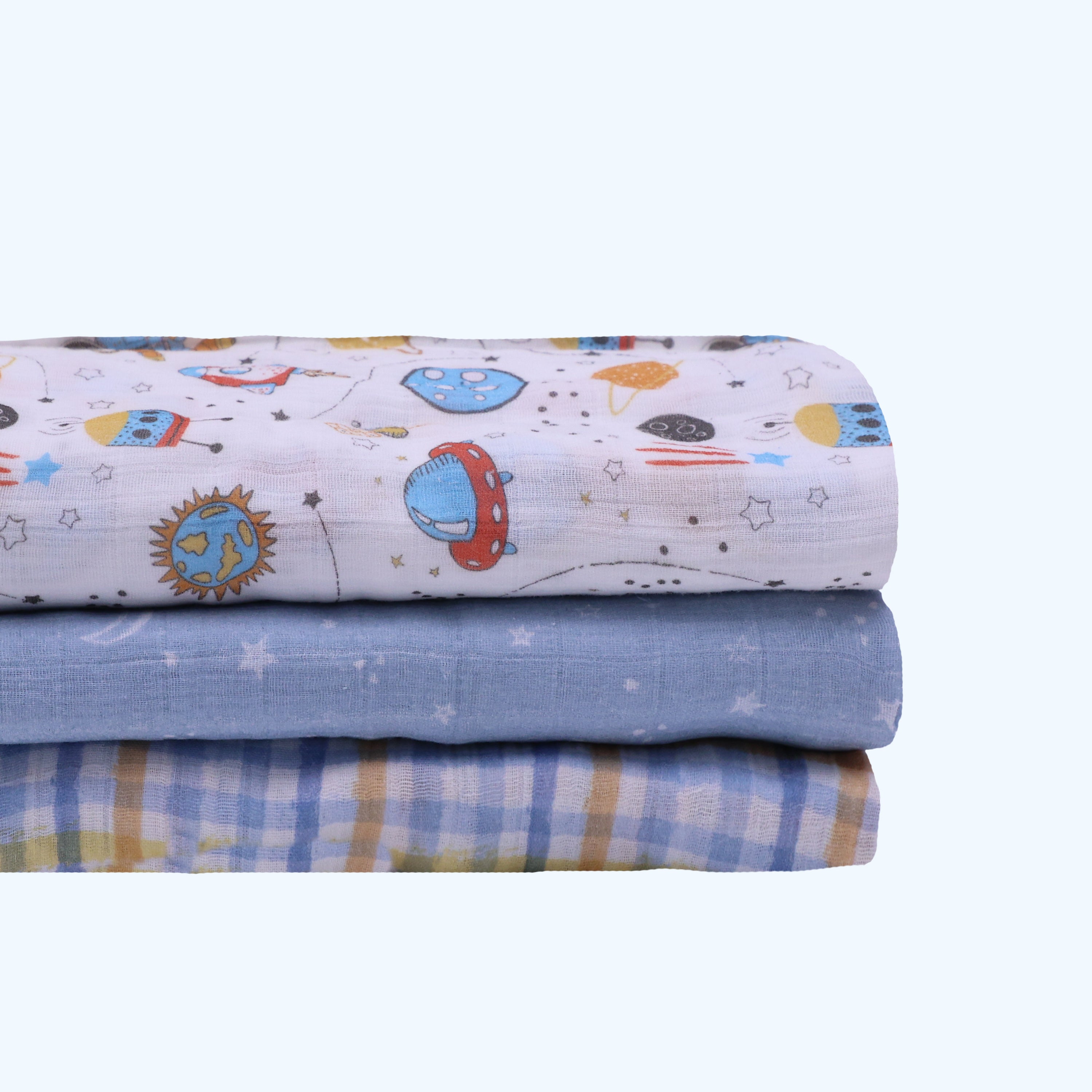 Abracadabra Swaddles (Set of 3) - Rocketman