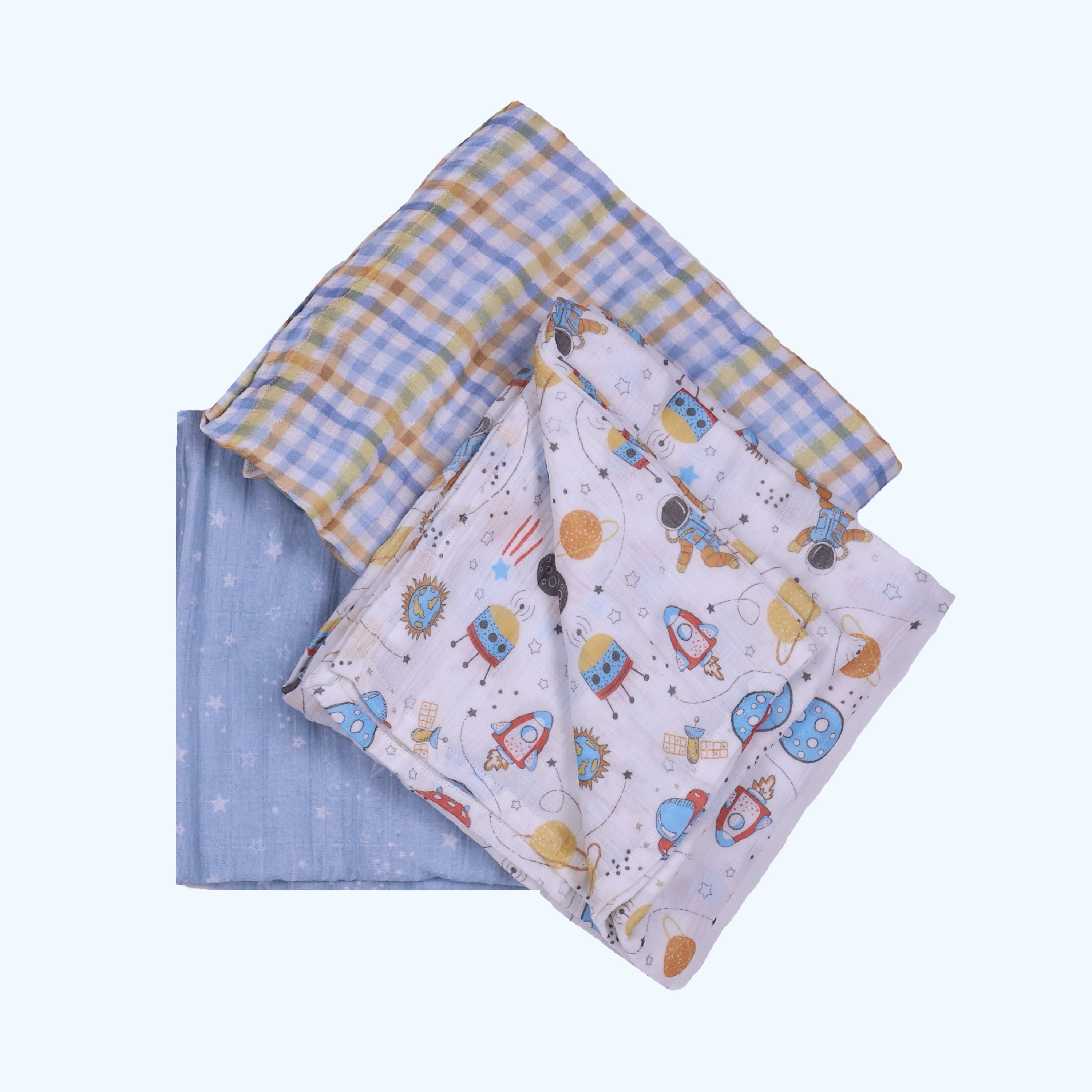 Abracadabra Swaddles (Set of 3) - Rocketman