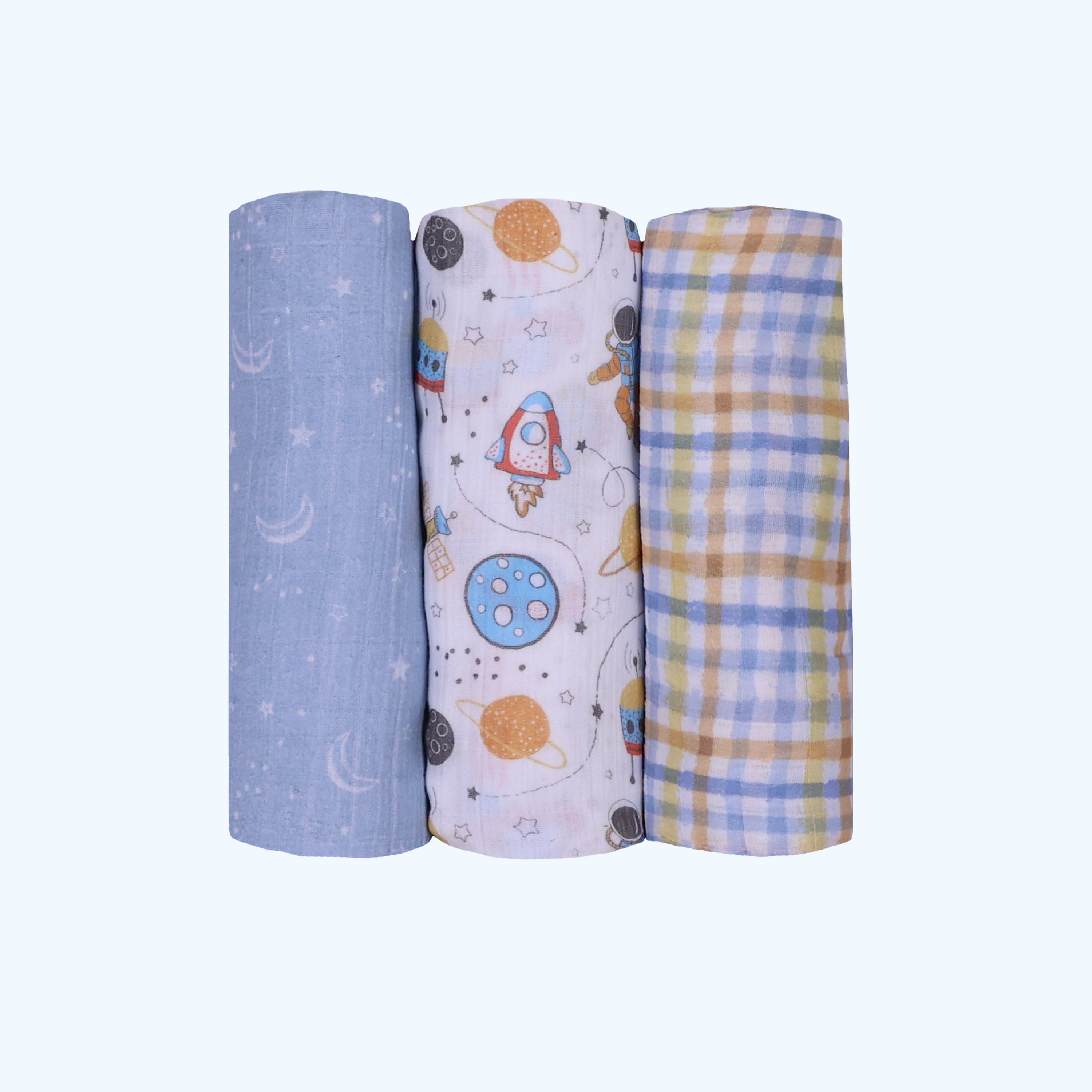 Abracadabra Swaddles (Set of 3) - Rocketman