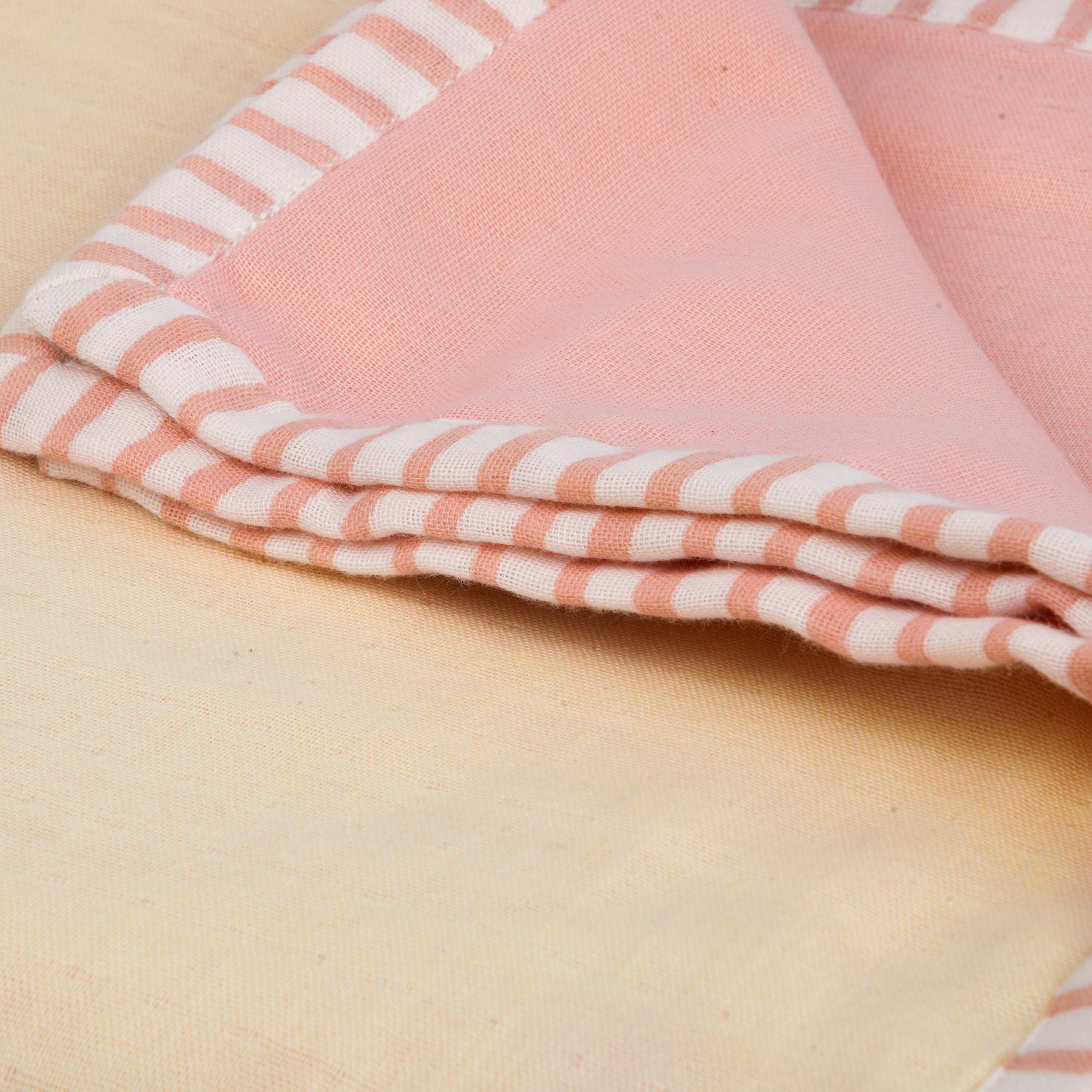 Kokolo Blanket & Swaddle Set - I'm Peachy Organic Muslin & Natural Dyes