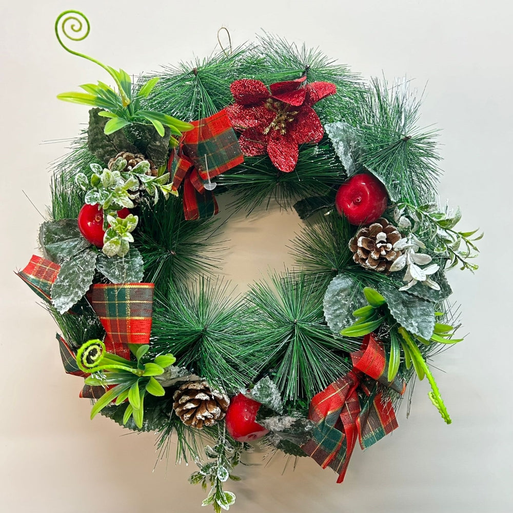 Countryside Lace and Apple Wreath