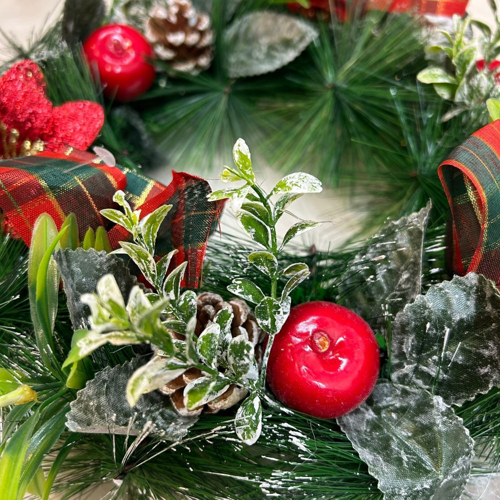 Countryside Lace and Apple Wreath