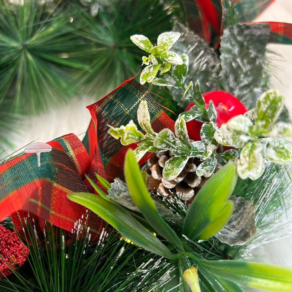 Countryside Lace and Apple Wreath