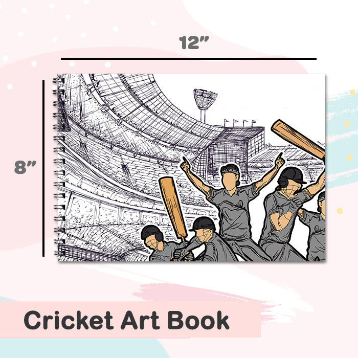 Cricket Personalised Art Book