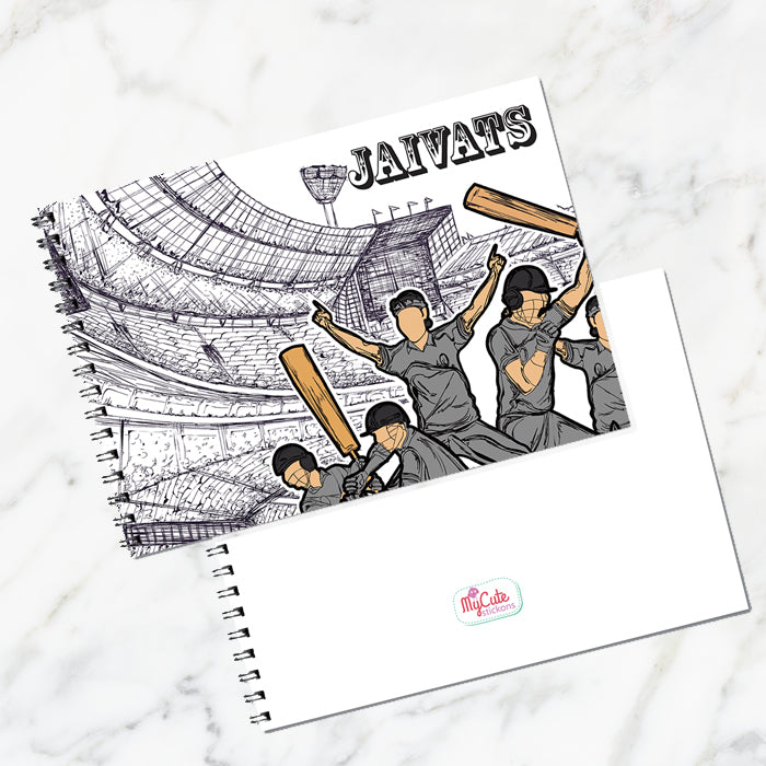 Cricket Personalised Art Book