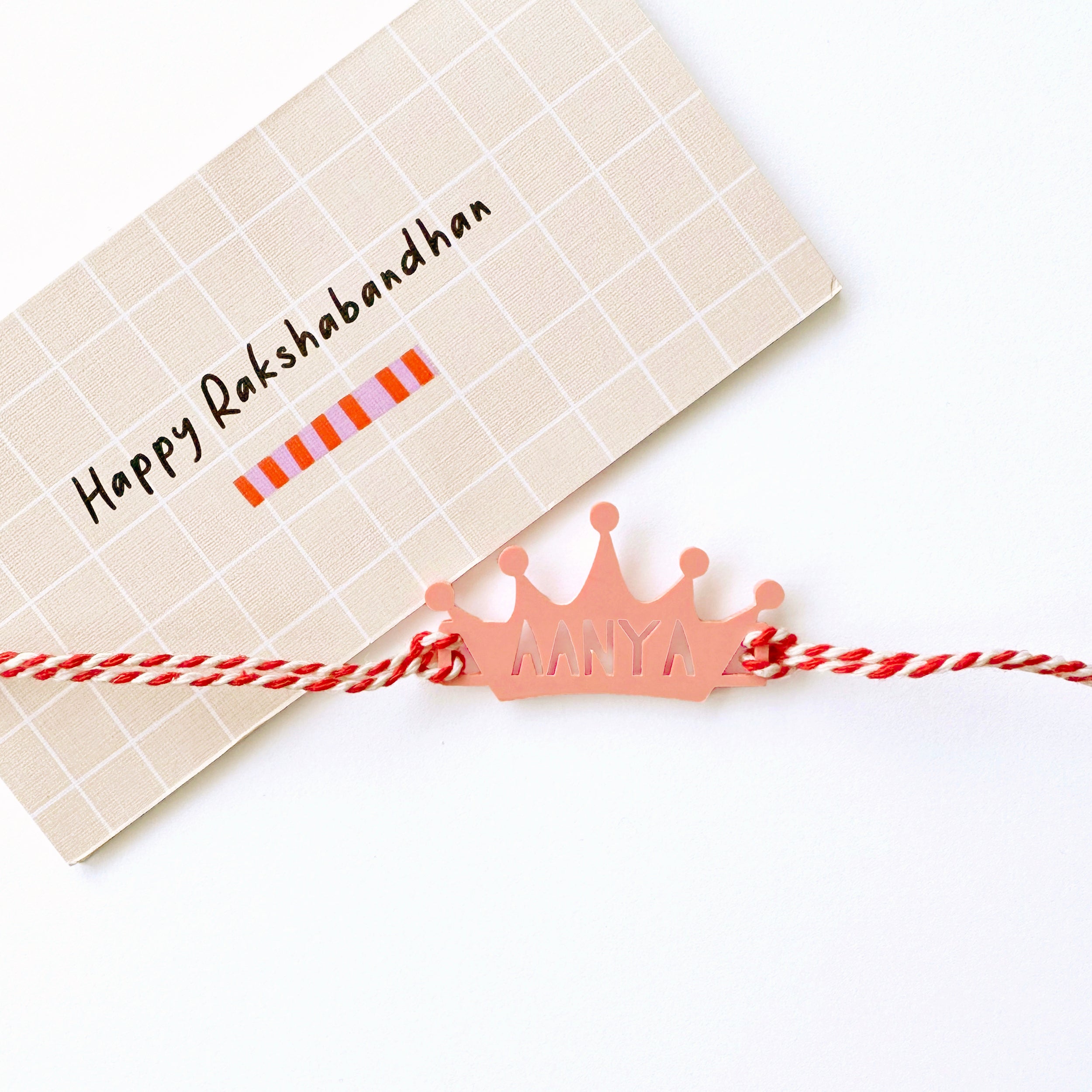 Personalised Acrylic Rakhi