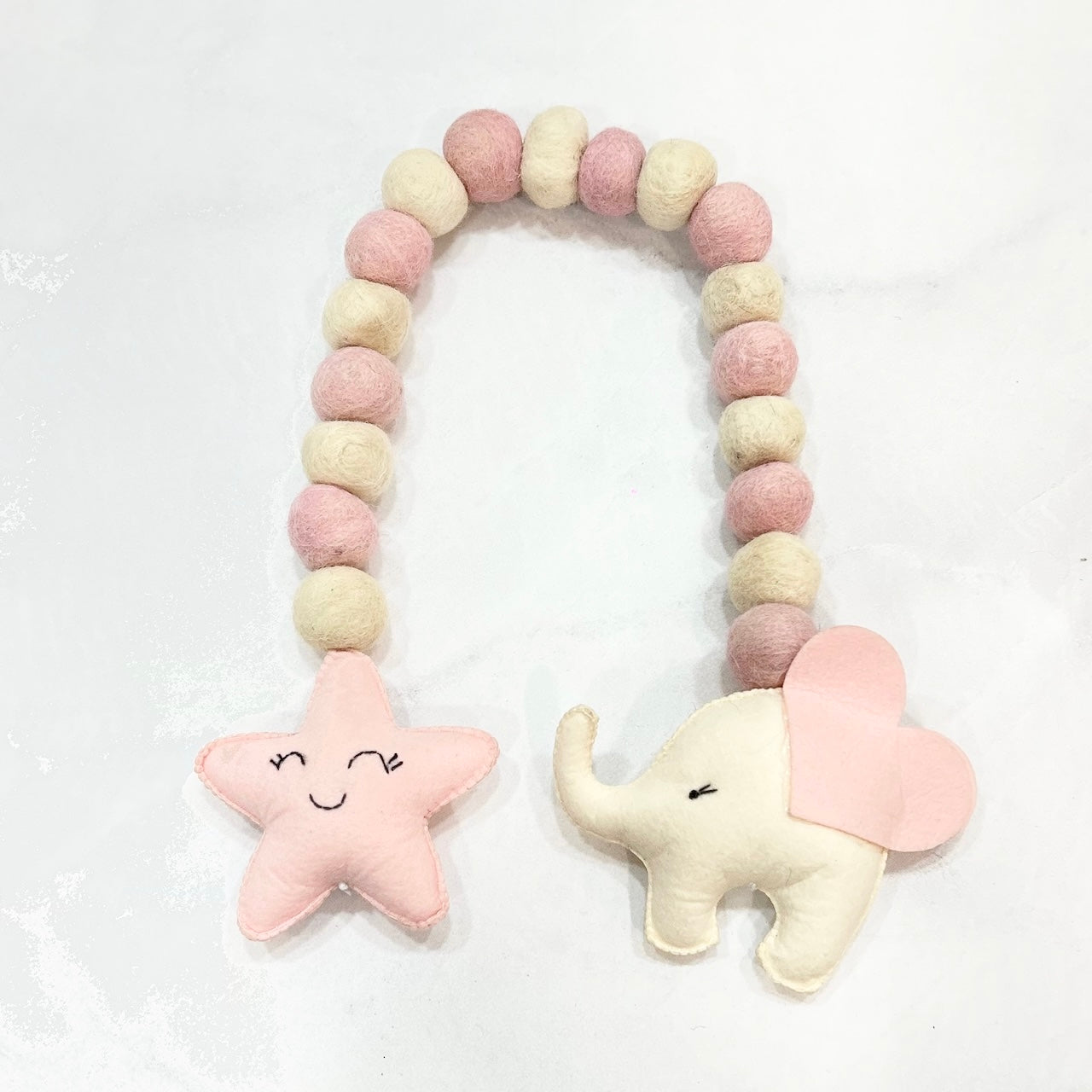 Curtain Tie - Baby Ellie (White)