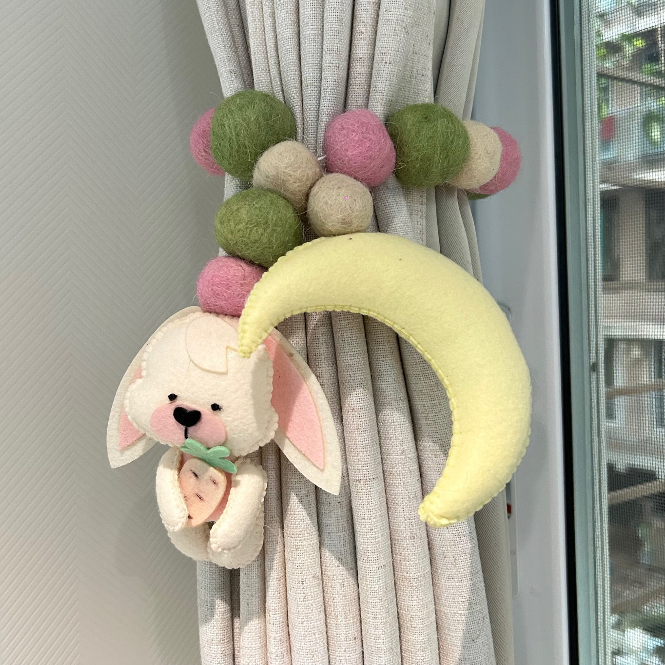 Curtain Tie - Bunny's Delight