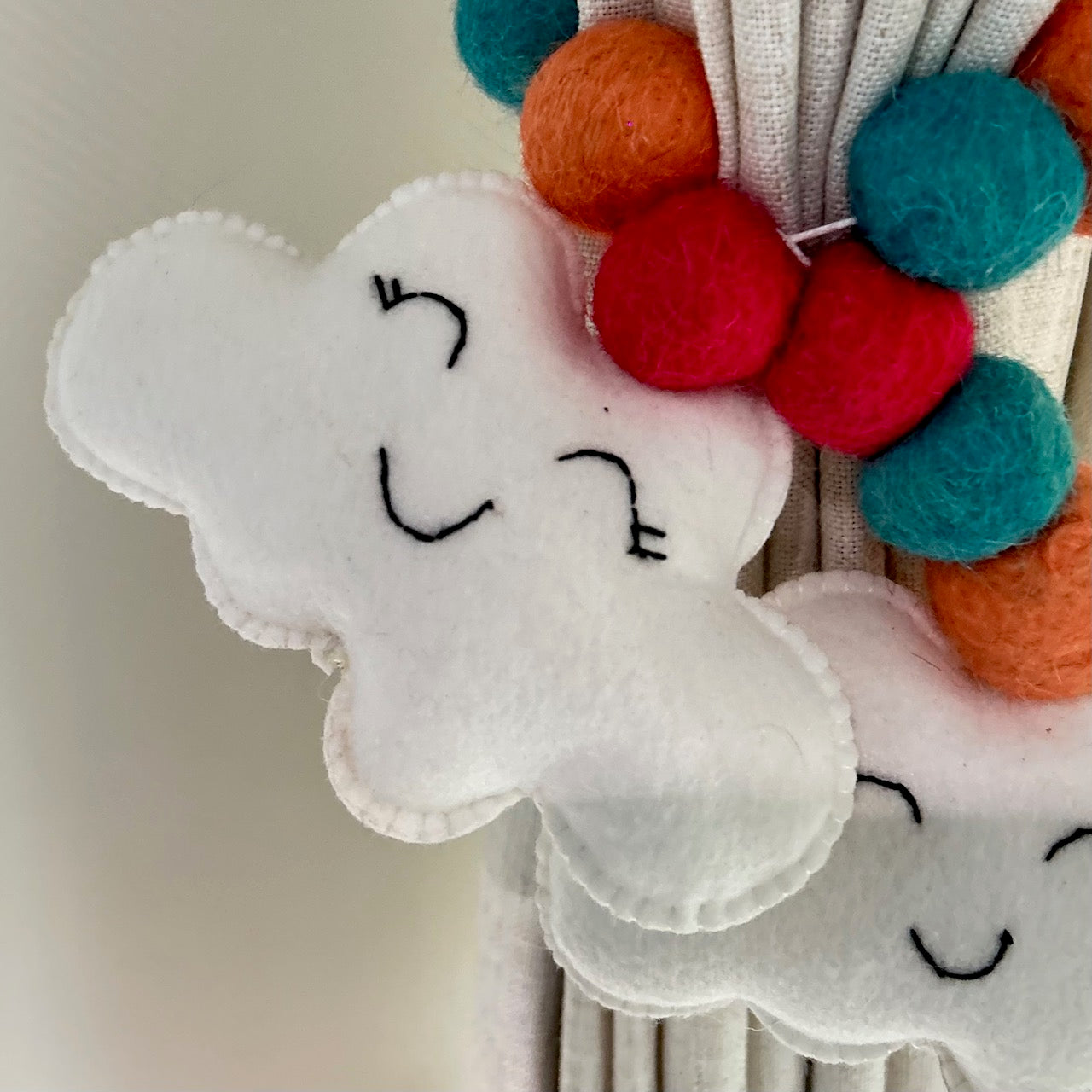 Curtain Tie - Cheerful Cloud