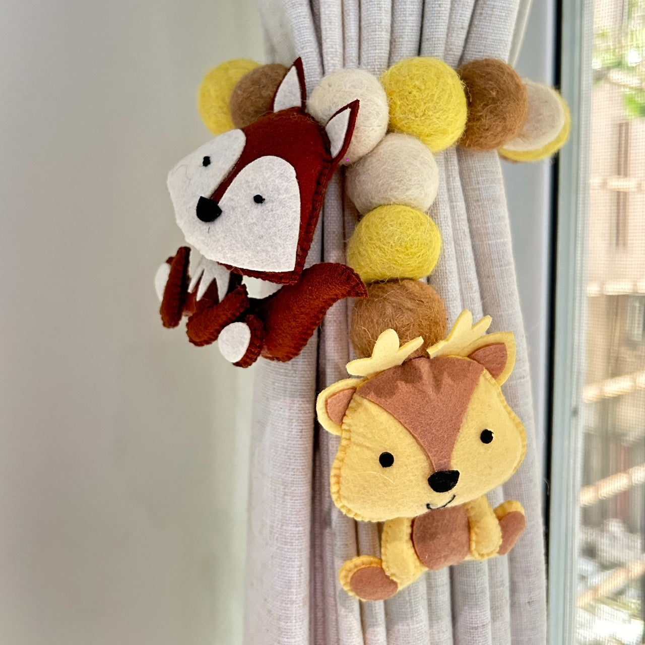 Curtain Tie - Forest Friends