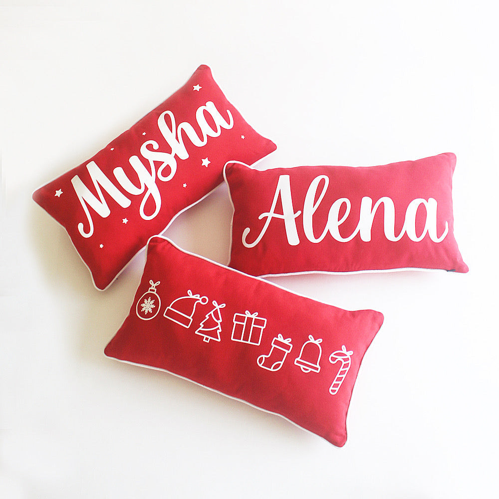 Christmas Symbols Cushion