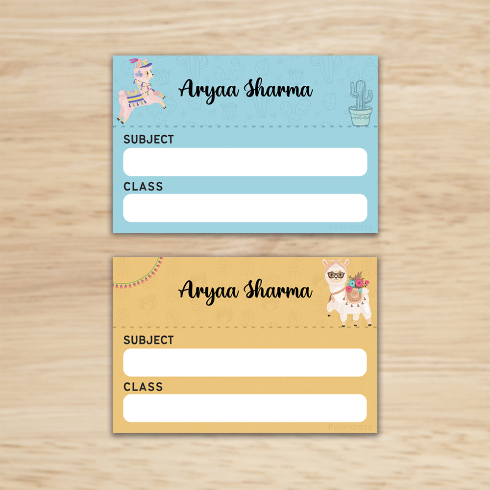 Mini SchoolBook Labels