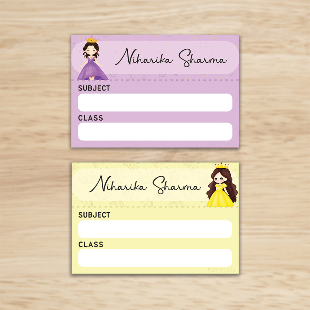 Mini SchoolBook Labels