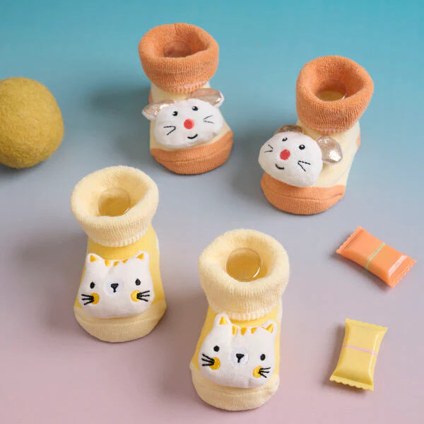 3D Socks - Pack of 2 ( 0-9 Months)