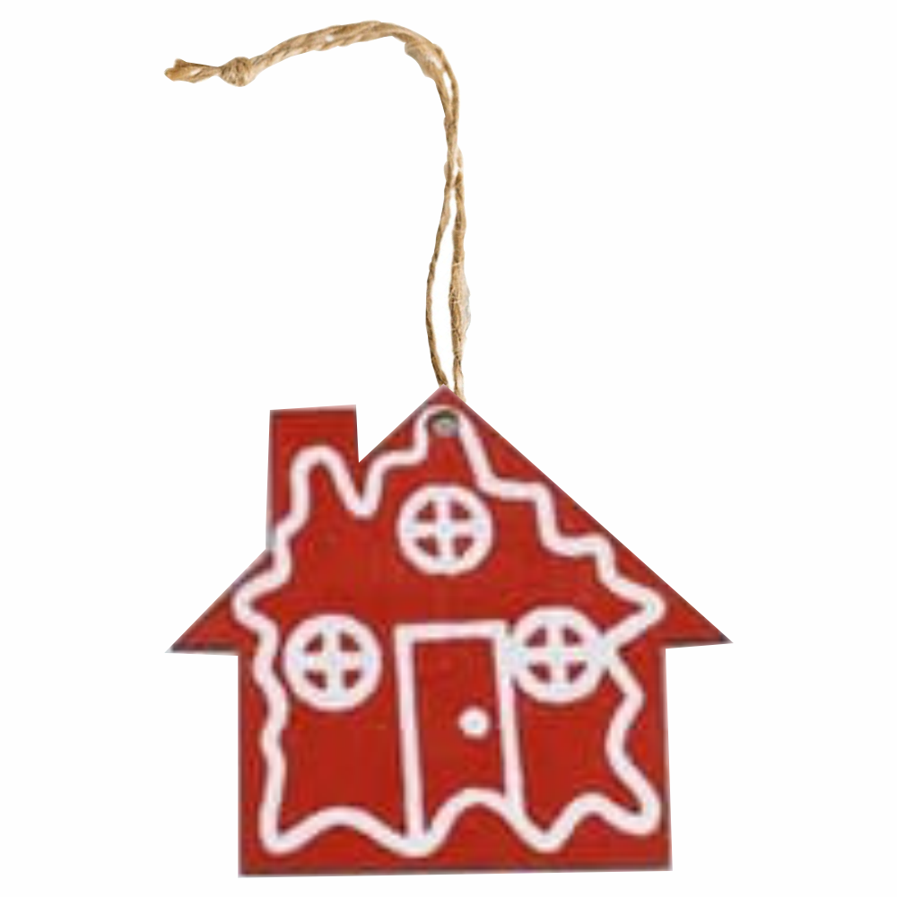 Radiant Red Ornaments- House