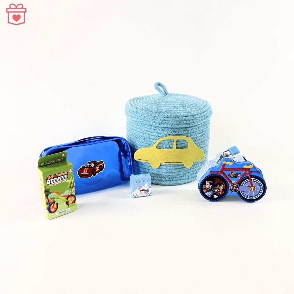 Multipurpose Lidded Storage Gift Basket