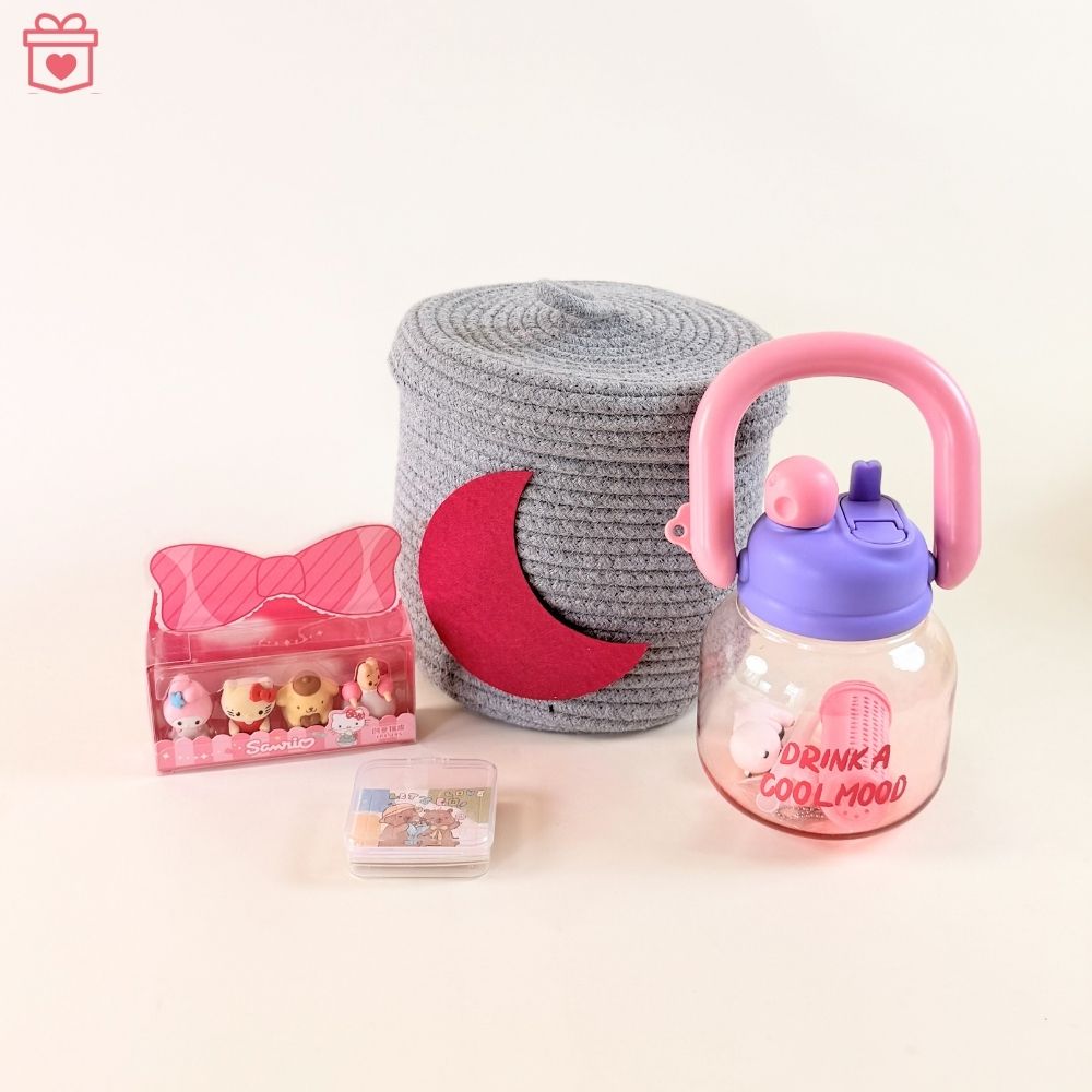 Multipurpose Lidded Storage Gift Basket