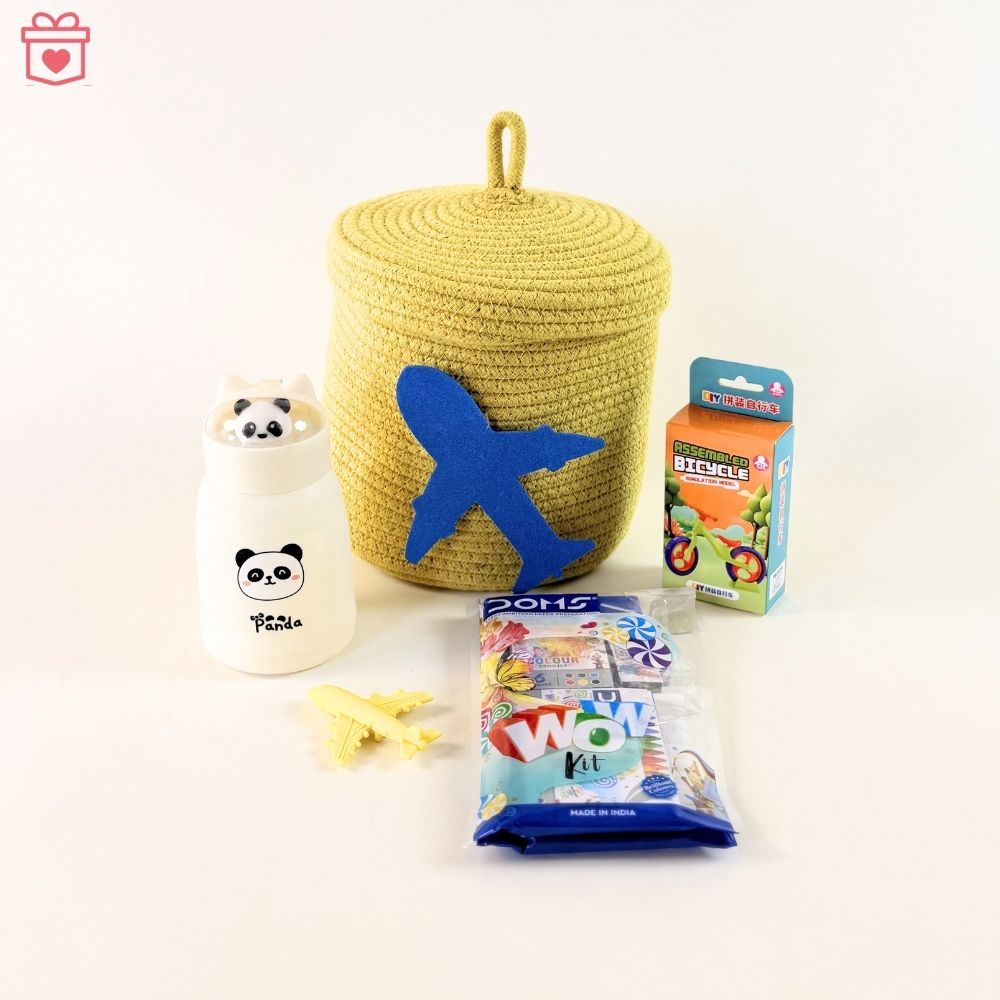Multipurpose Lidded Storage Gift Basket