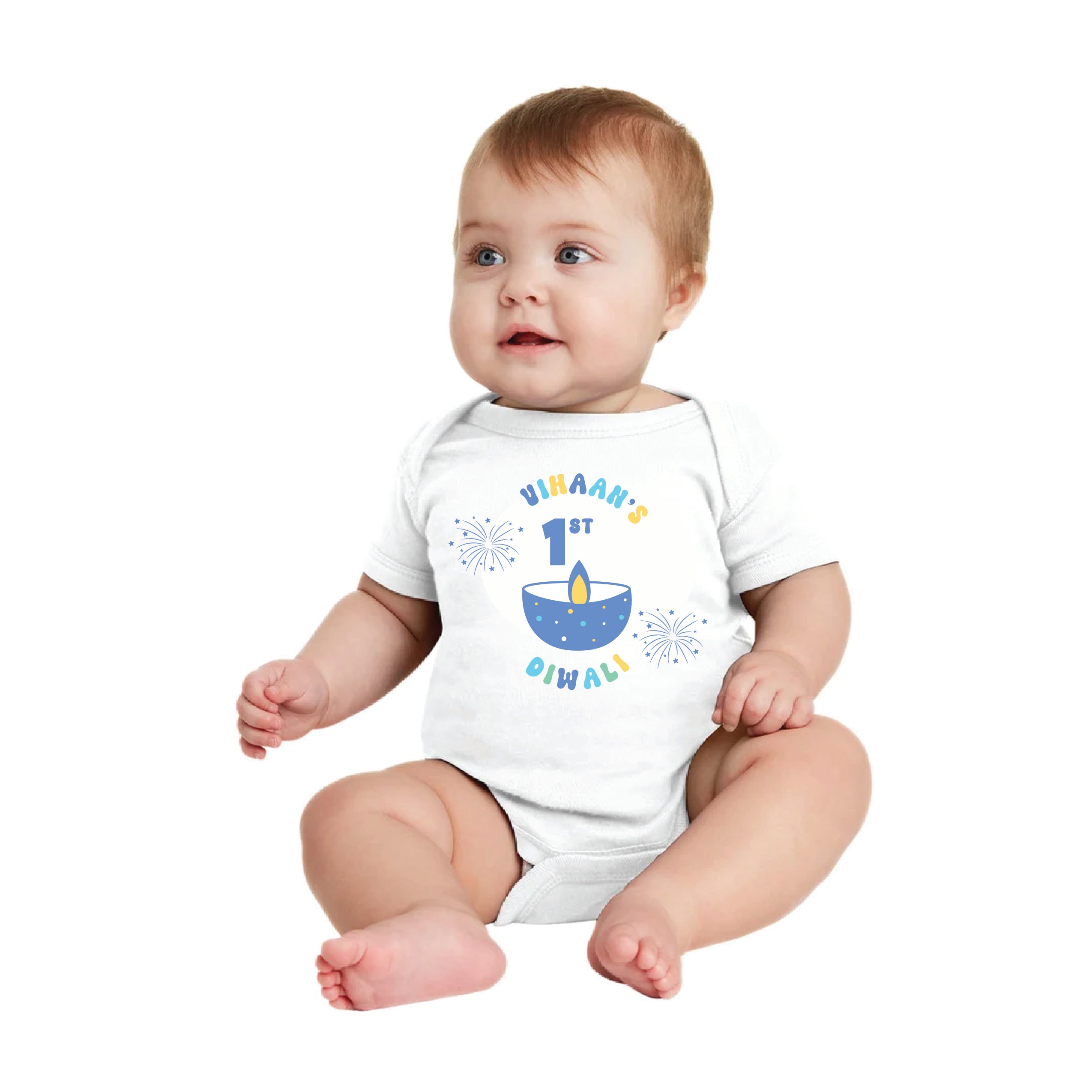 Personalized First Diwali Onesie