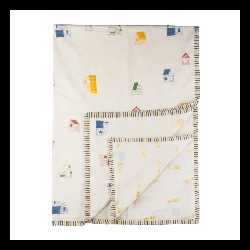 Mulmul Muslin Dohar | Hand-Block Printed