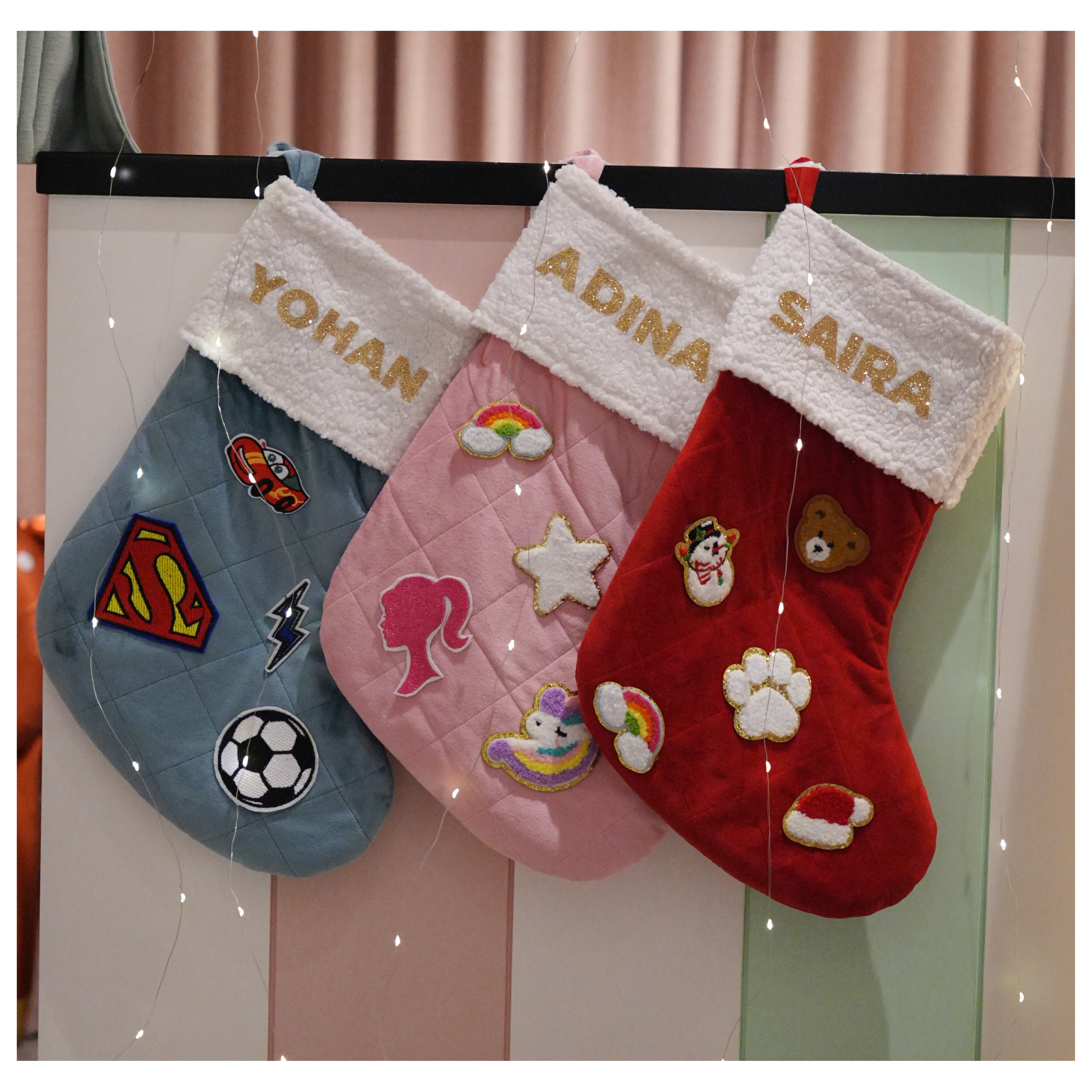 Personalised Patch It! Stocking