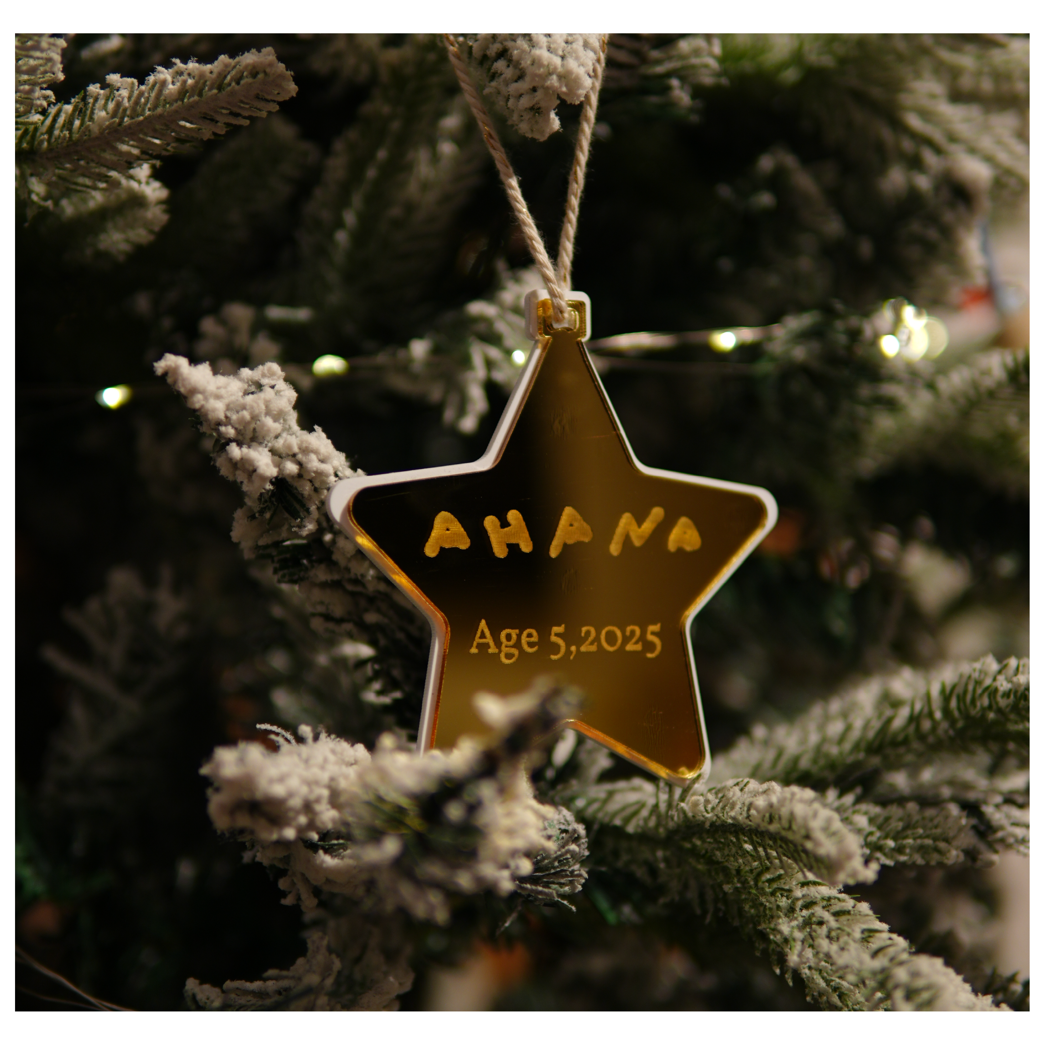 Handwritten Ornament