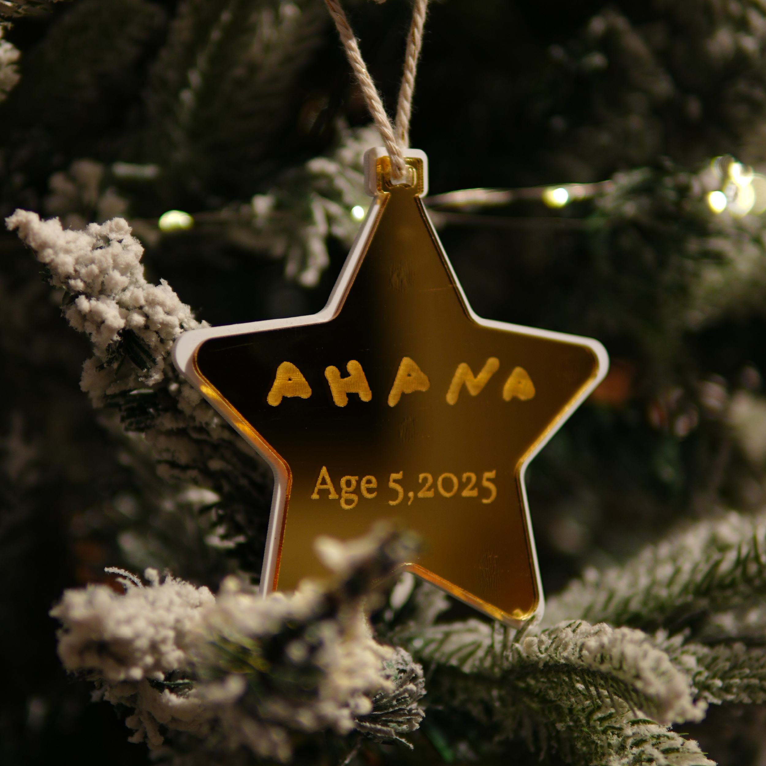 Handwritten Ornament