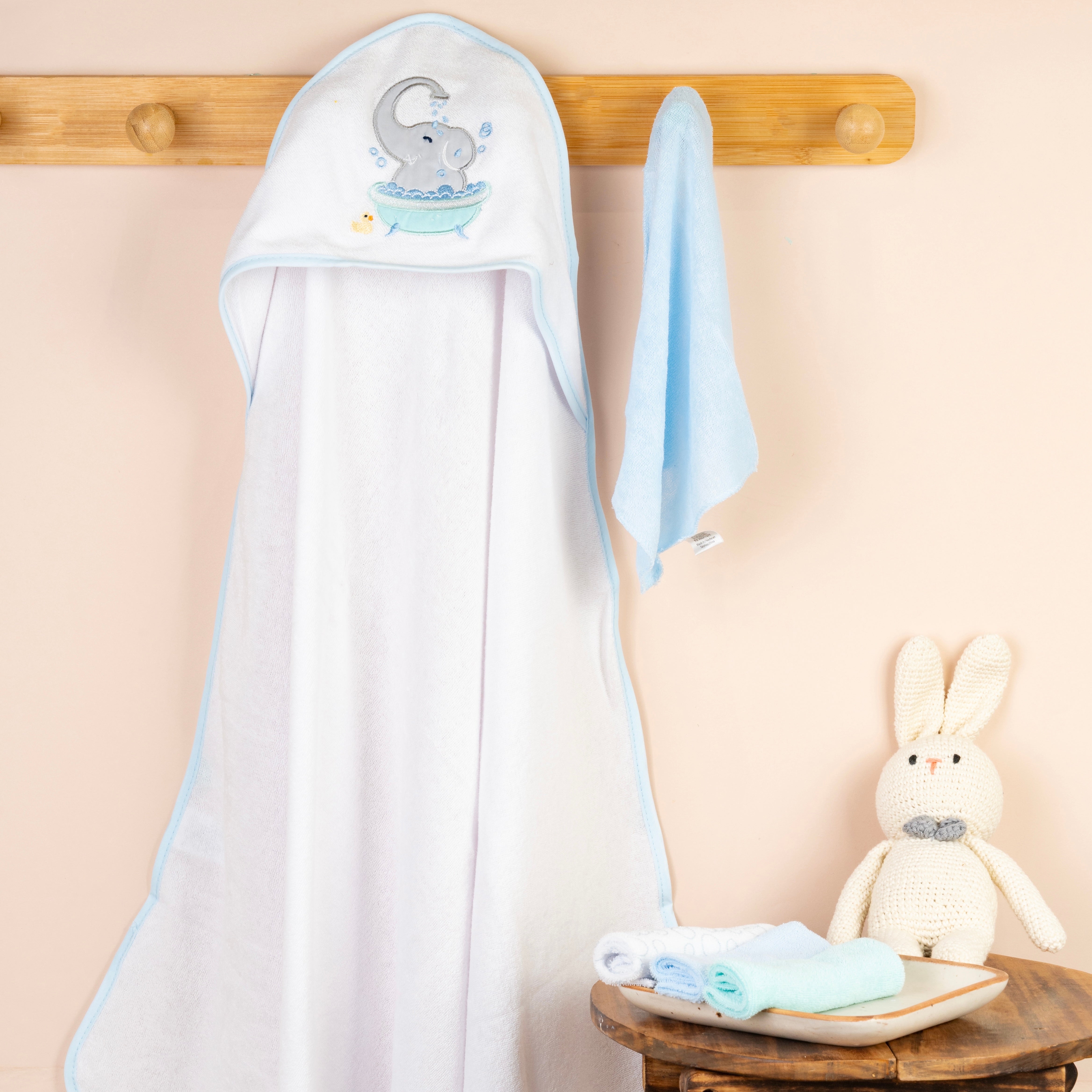 Tidy Trunks Hooded Towel