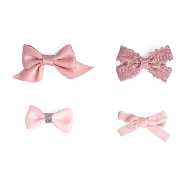 Floral Ribbons Clips - Pack of 4