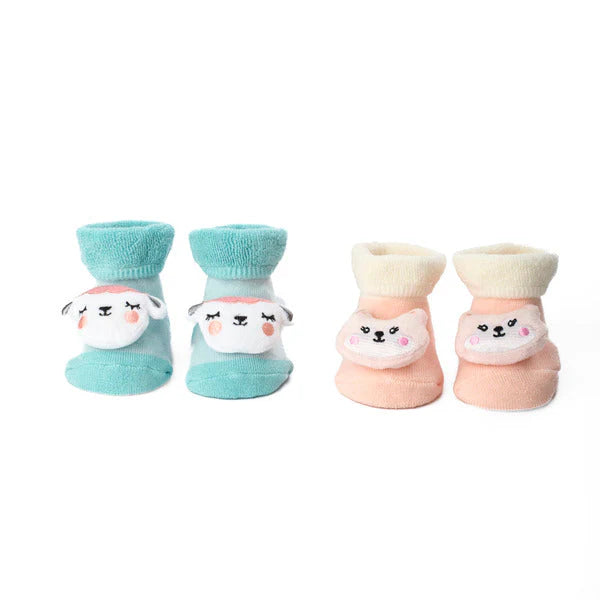 3D Socks - Pack of 2 ( 0-9 Months)