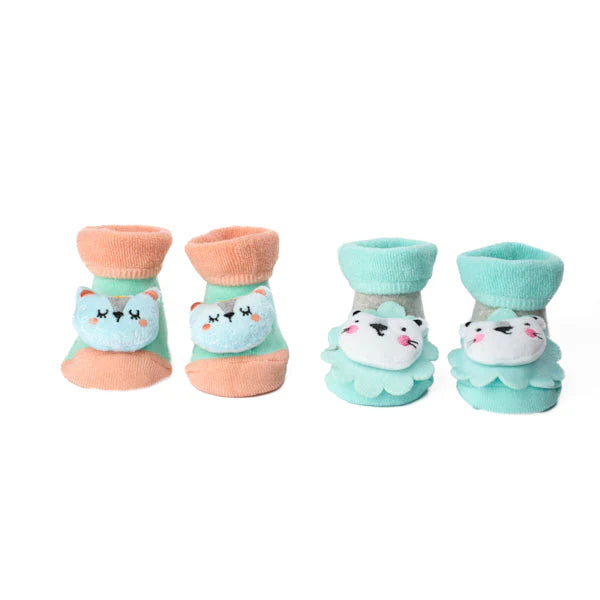 3D Socks - Pack of 2 ( 0-9 Months)