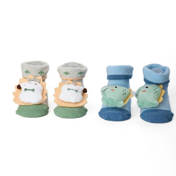 3D Socks - Pack of 2 ( 0-9 Months)