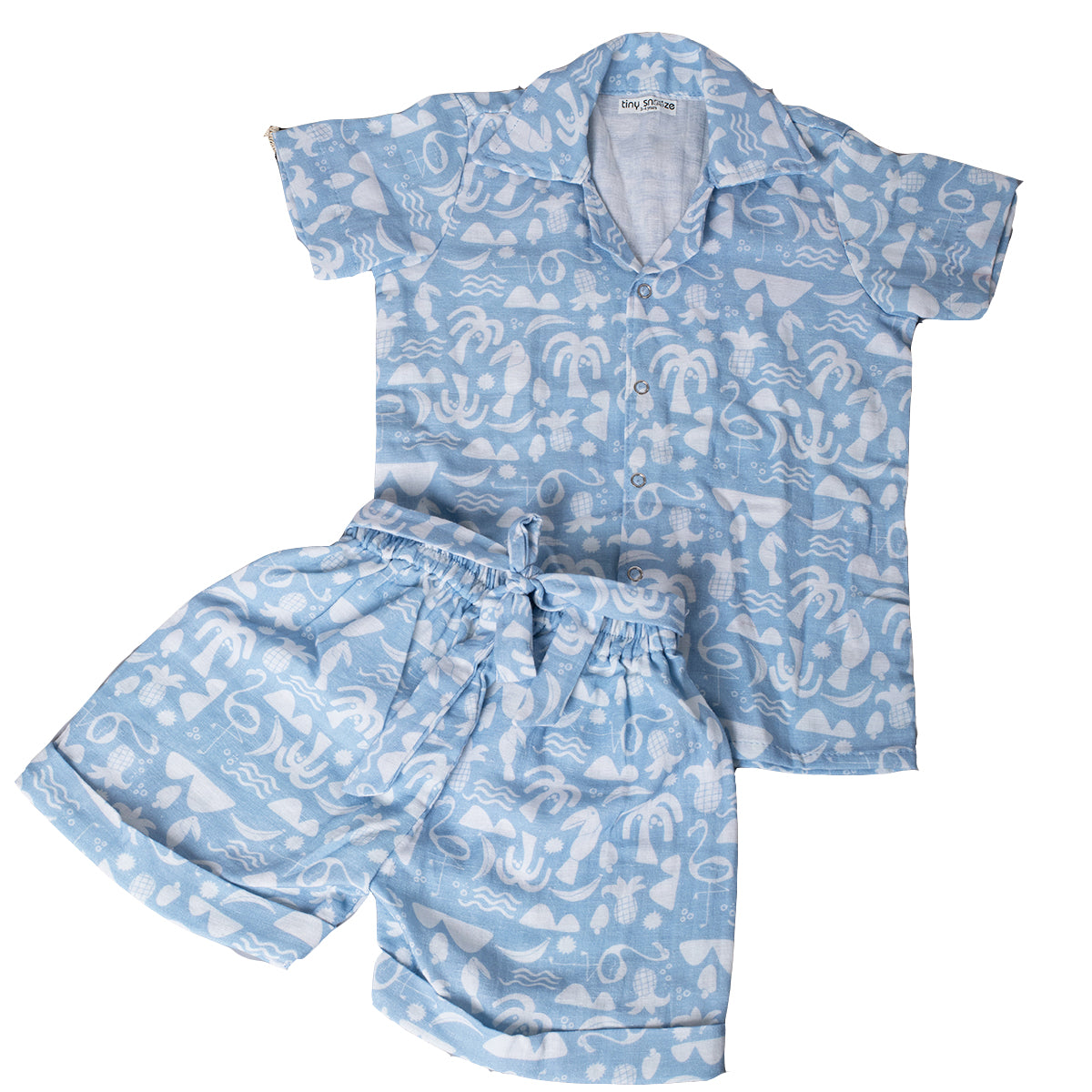 Girls Co-Ord Set- Tropical Vibes