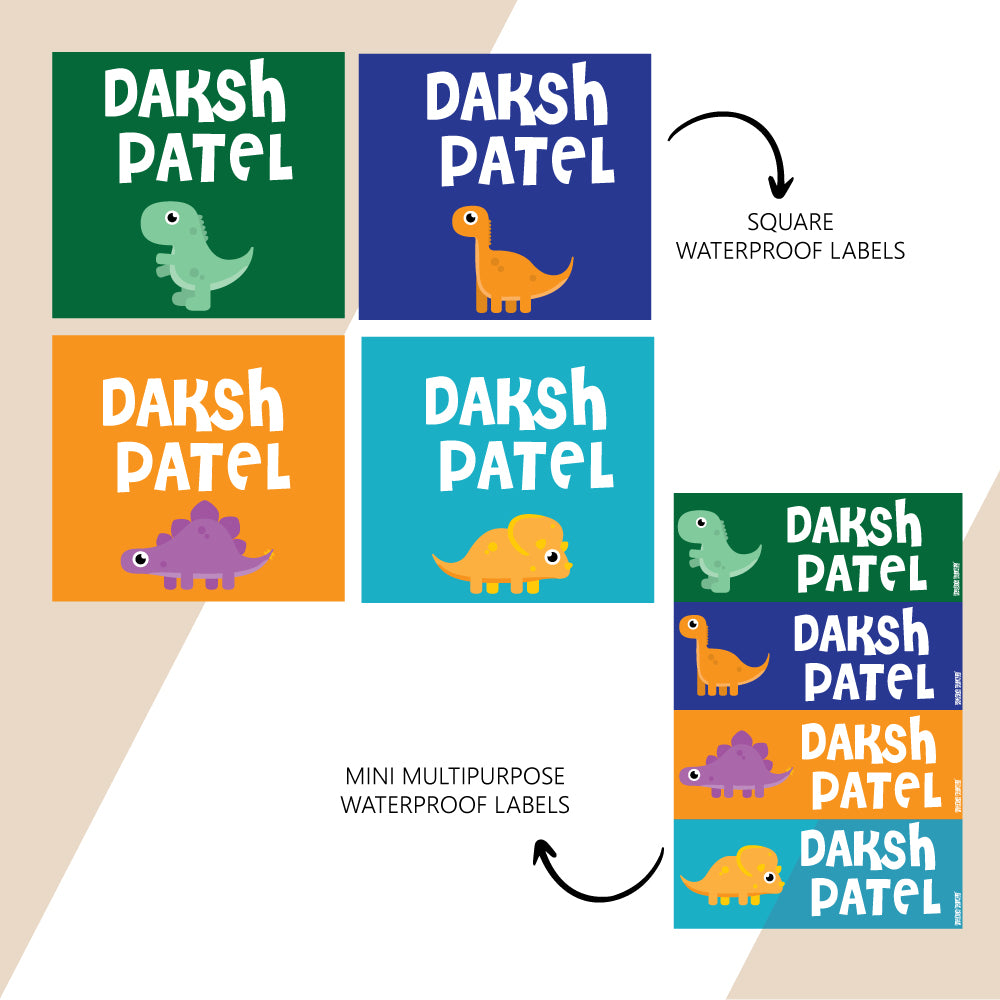 Waterproof Name Stickers