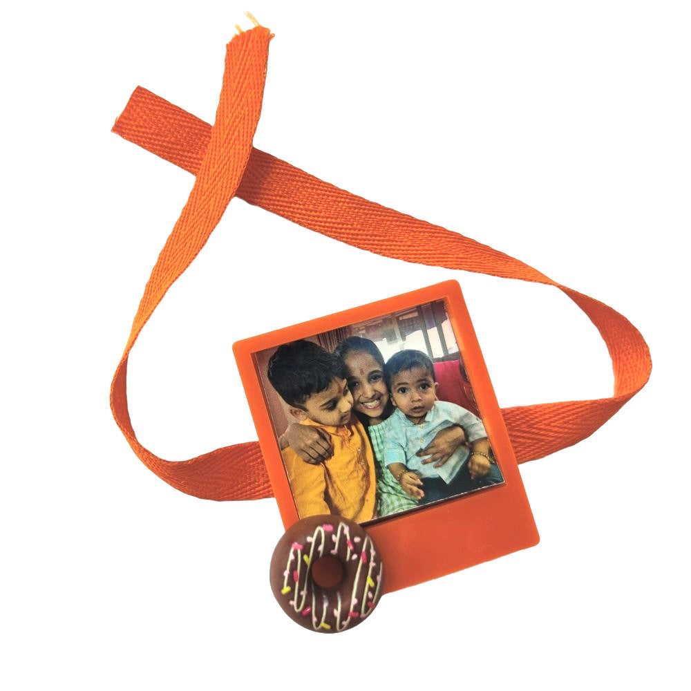 Personalised Photo Frame Fridge Magnet Rakhi