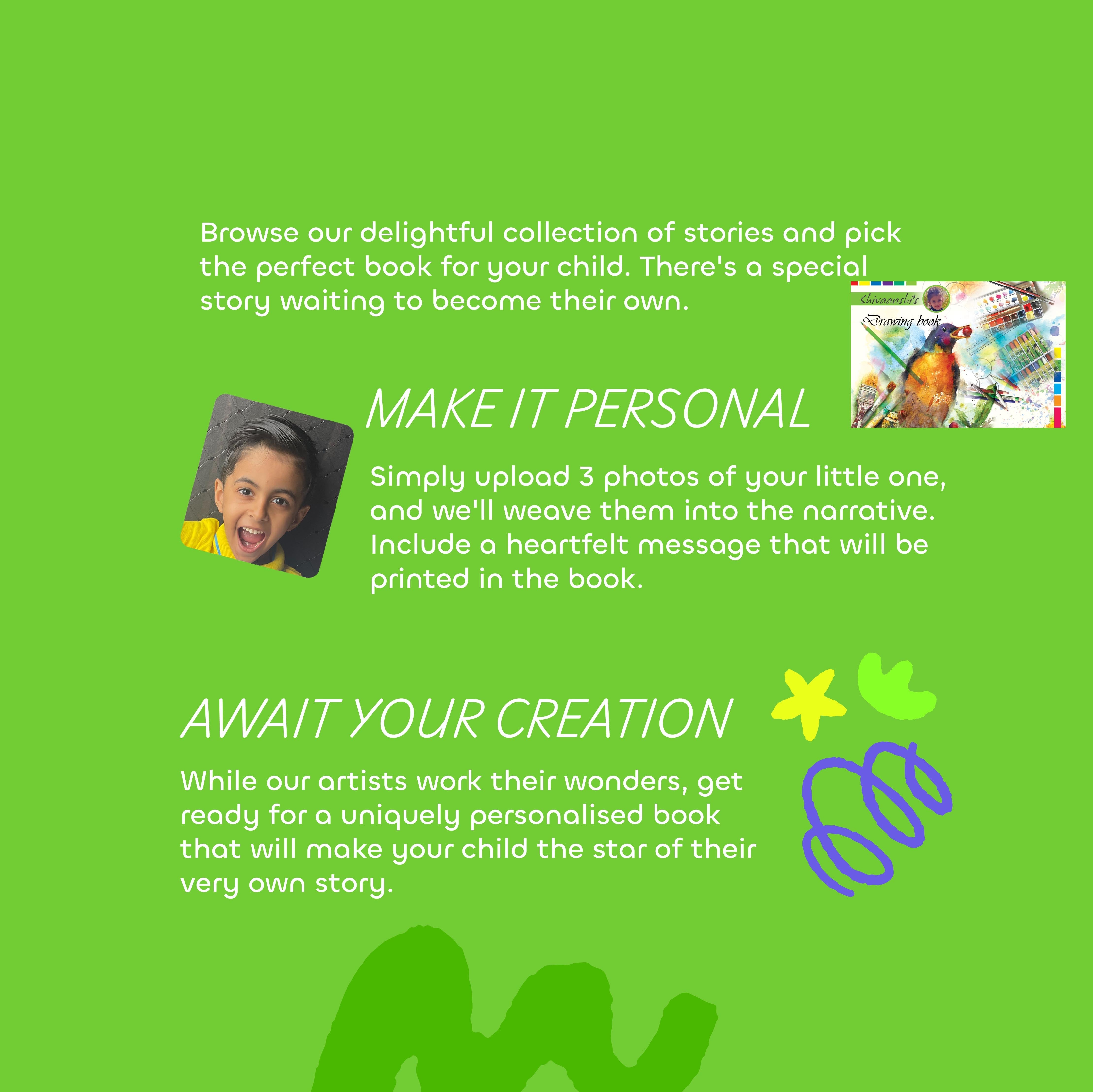 Personalised Drawing Book