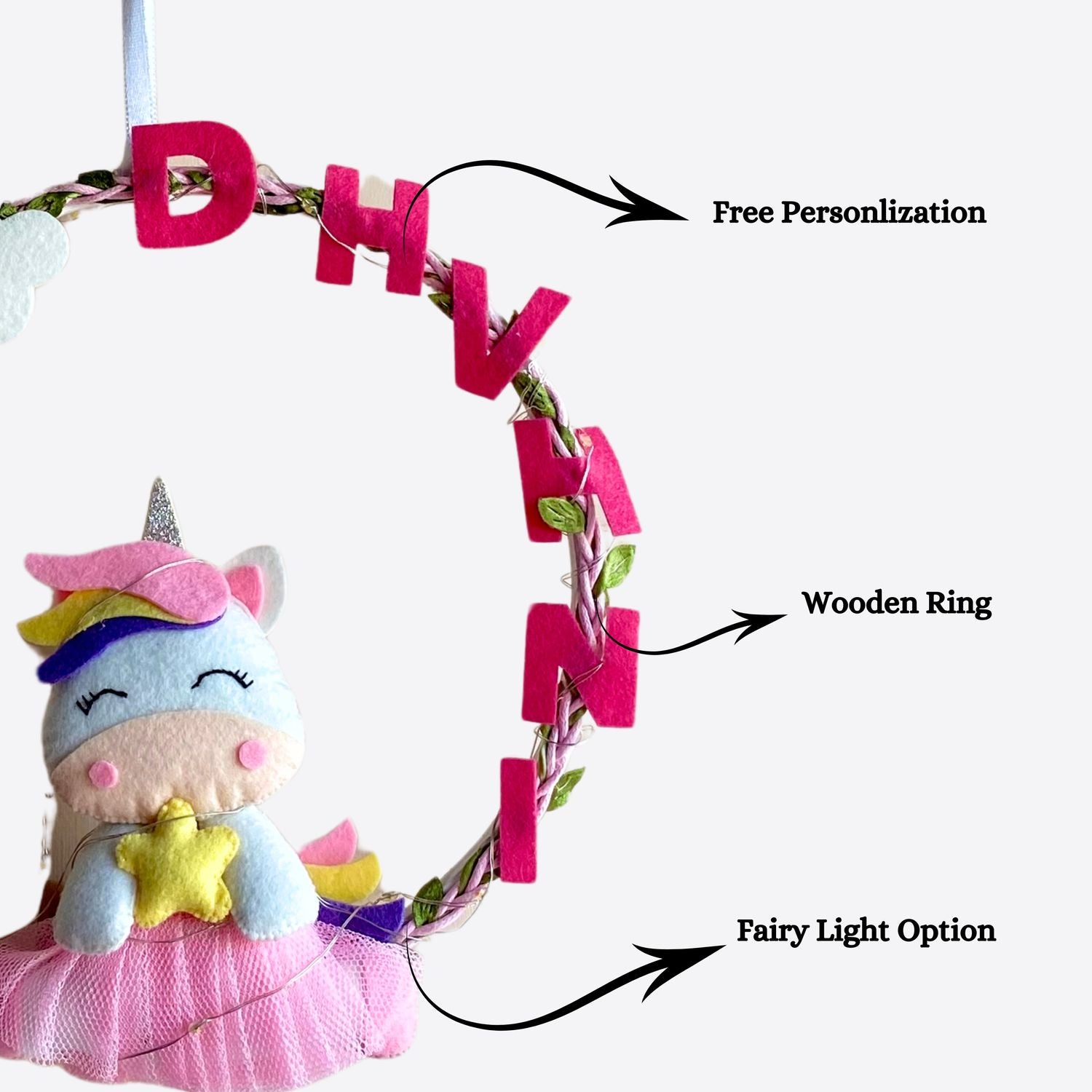 Junior Unicorn Dreams Mini Light Hoop