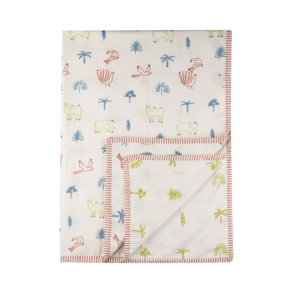 Mulmul Bedding Set | Hand-Block Printed